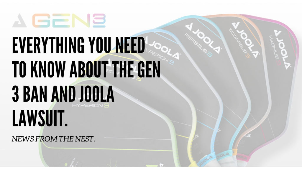 JOOLA Gen 3 Paddle Ban and JOOLA v. USAP Lawsuit